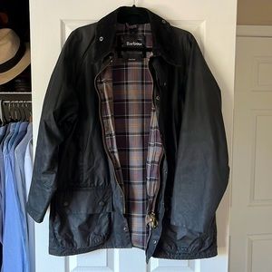Barbour Beaufort waxed jacket size c42